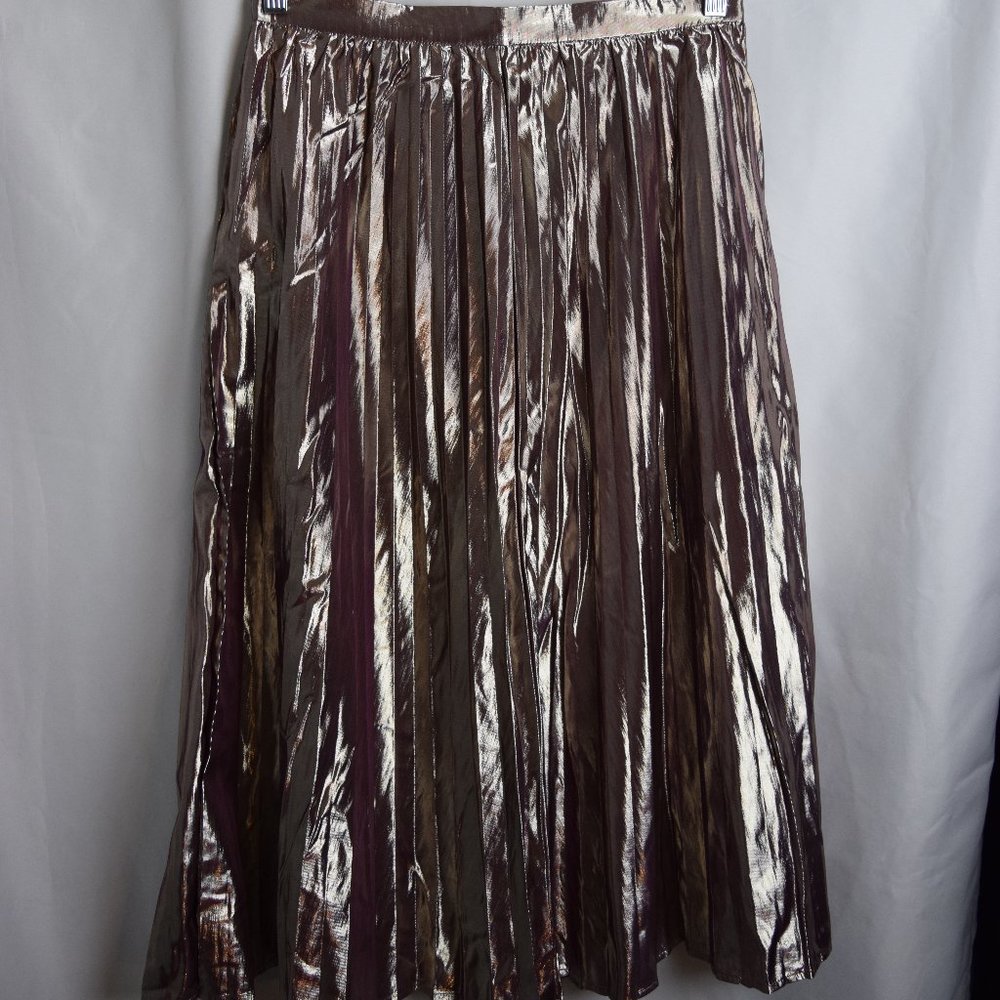 Gap Pink Metallic Maxi Skirt